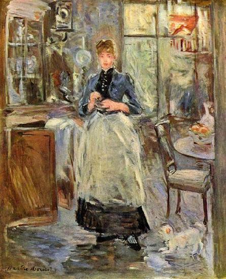 Berthe Morisot The Dining Room Norge oil painting art